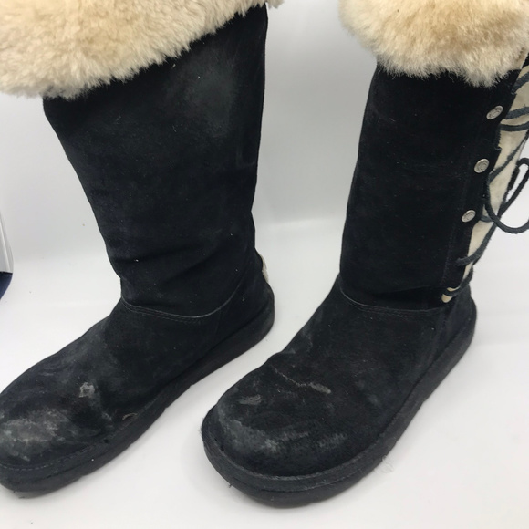 High UGG Black Boots Size US 7 - Picture 4 of 8